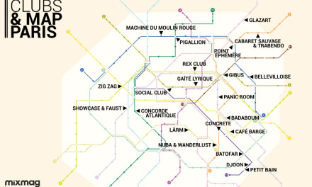 Mapa das baladas em Paris